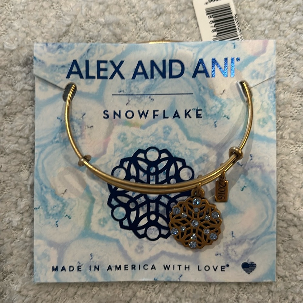 Alex and Ani 2016 Snowflake Collection Bracelet